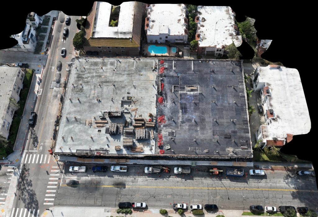 drone mapping commercial construction site