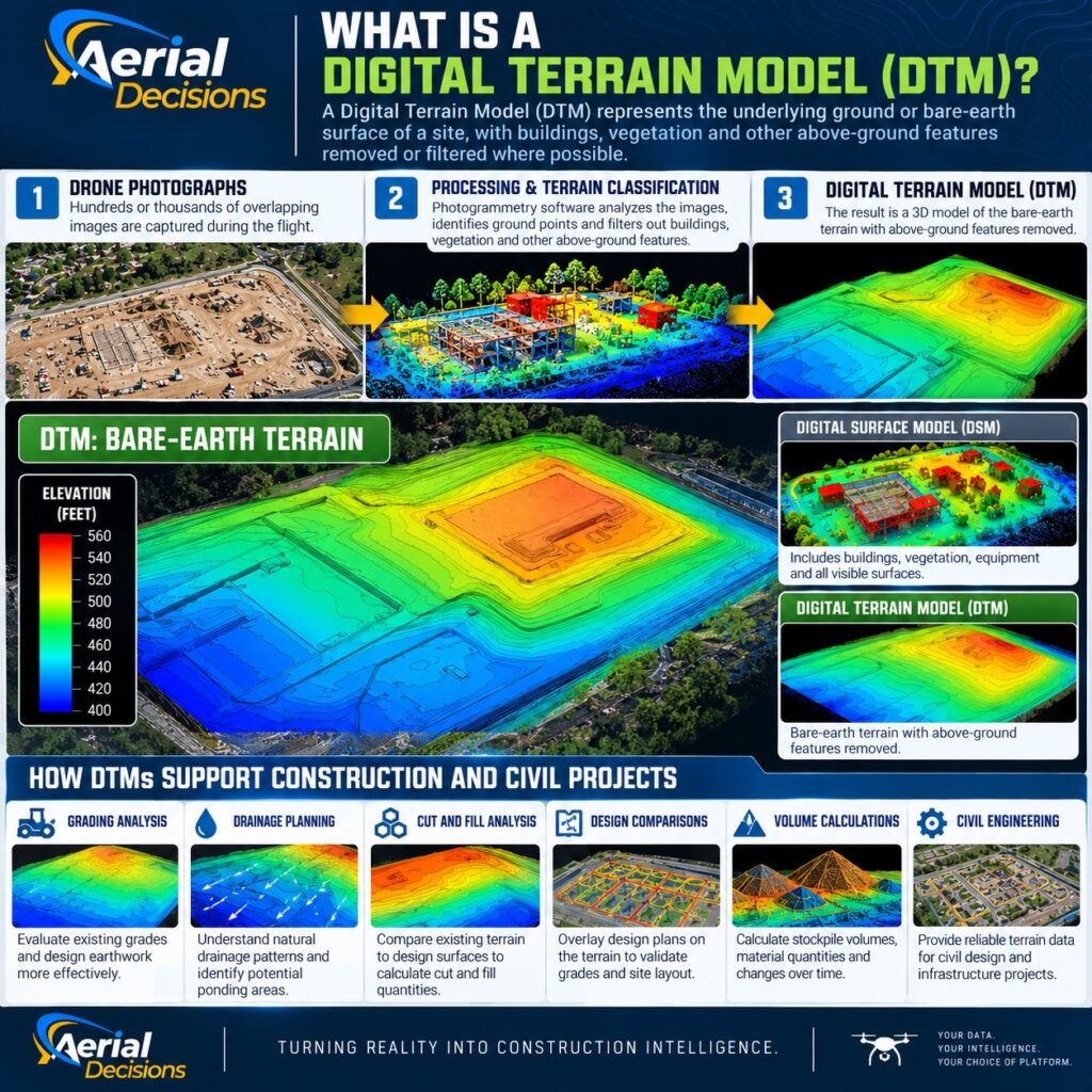 Digital Terrain Models (DTM) Explained with Images.